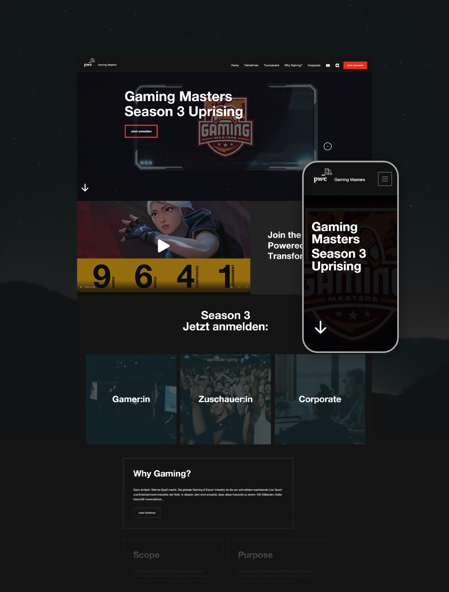 Gaming Masters Website